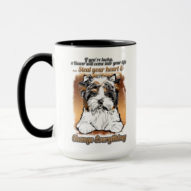 Taza de café de Biewer Terrier (Izquierda)