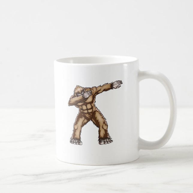 Taza de café de Bigfoot que frota (Derecha)