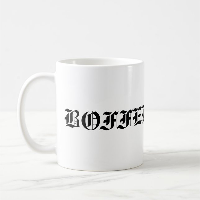 Taza de café de "Boffee" del hip-hop (Izquierda)