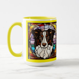 Taza de café de Border Collie linda