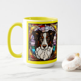 Taza de café de Border Collie linda