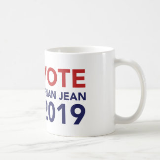 Taza de café de Brian Jean del voto