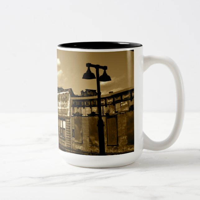 Taza de café de Brooklyn del vintage (Derecha)