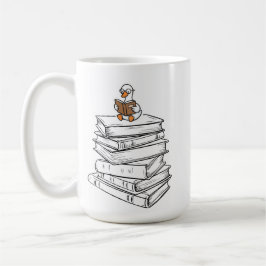 Taza de café de buenos libros