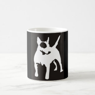 Taza de café de bull terrier