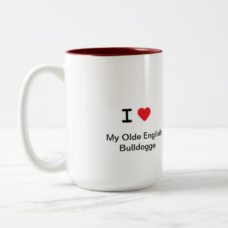 Taza de café de Bulldogge del inglés de Olde