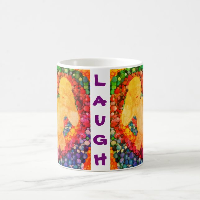 taza de café de burbujas de risa (Centro)