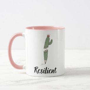 Taza de café de cactus resistente   Regalo inspira