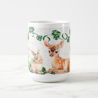 Taza de café de calabazas del bosque