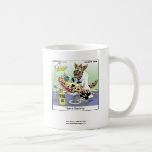 Taza de café de calidad divertida con caricatura d