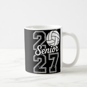 Taza De Café De Camiseta Clase 2027 Voleibol Senior 2027