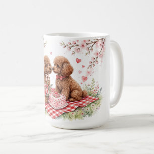 Taza de café de caniche lindo – Taza para amante d