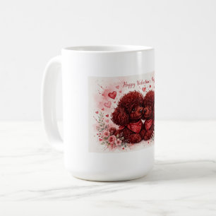 Taza de café de caniche lindo – Taza para amantes