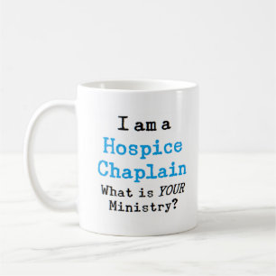 taza de café de capellán de hospicio