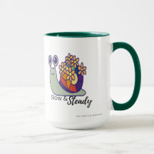 Taza de café de caracol de jardín - divertida taza