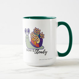 Taza de café de caracol de jardín - divertida taza