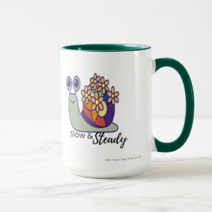 Taza de café de caracol de jardín - divertida taza