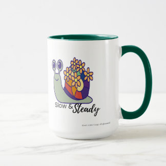 Taza de café de caracol de jardín - divertida taza