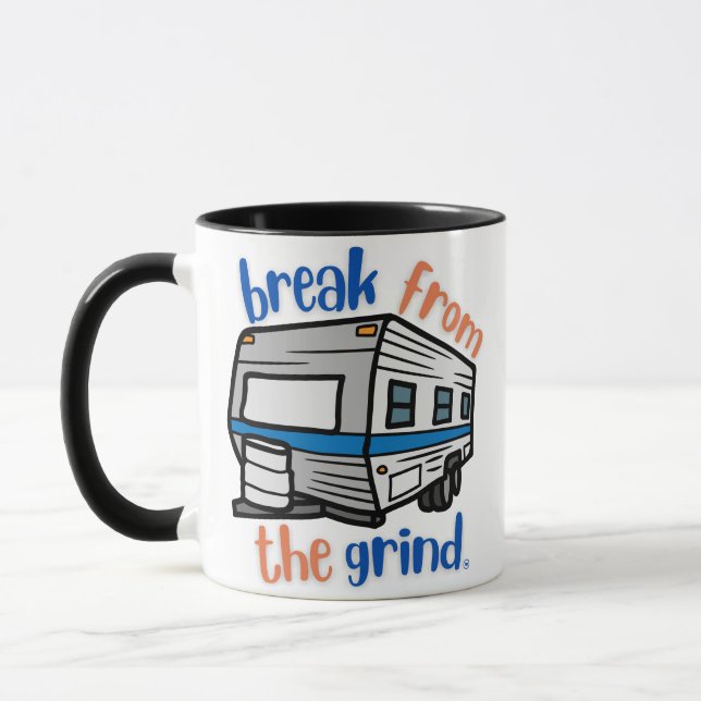 Taza de café de caravana antigua (Izquierda)