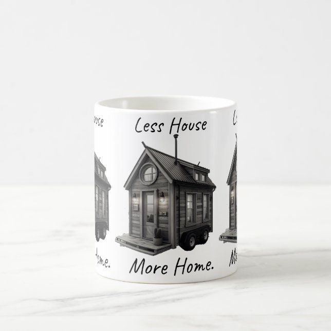 Taza De Café De Casa Pequeña Less House More Home  (Centro)