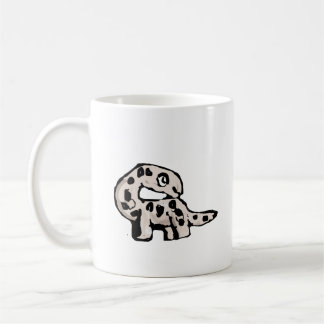 Taza De Café De Cerámica Blanca Con Dinosaurio Man
