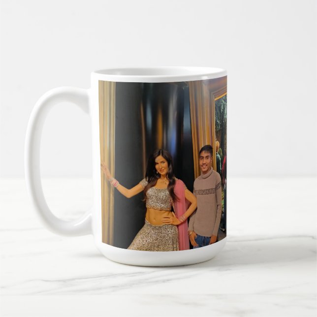 Taza de café de cerámica clásica" "Taza personaliz (Izquierda)