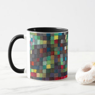 Taza de café de cerámica de arte abstracto de Paul