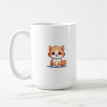 Taza de café de cerámica de gato lindo | Regalo pe