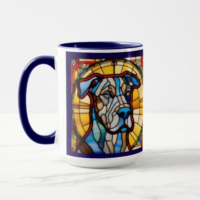 Taza de café de cerámica de Gran Danés lindo (Izquierda)