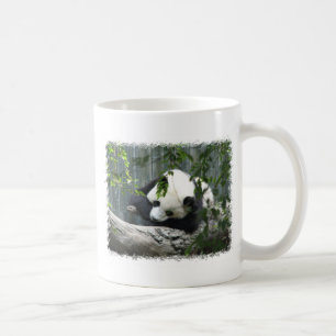 Taza de café de cerámica de la panda gigante