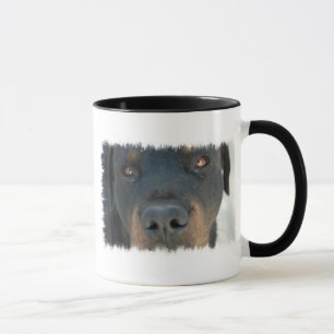 Taza de café de cerámica de Rottweiler