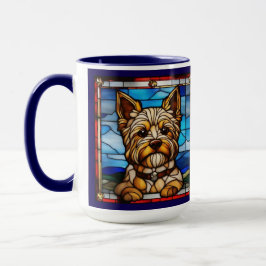 Taza de café de cerámica de Yorkie lindo