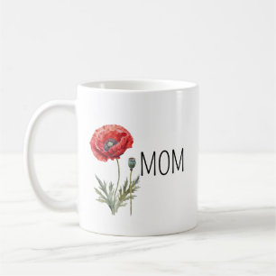 Taza de café de cerámica personalizada para mamá,