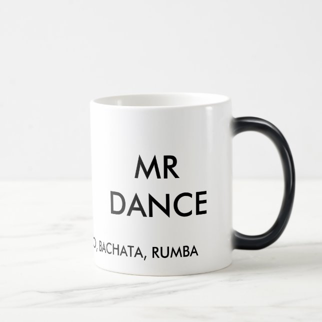 TAZA DE CAFÉ DE CHA CHA DE SR. DANCE'S (Derecha)