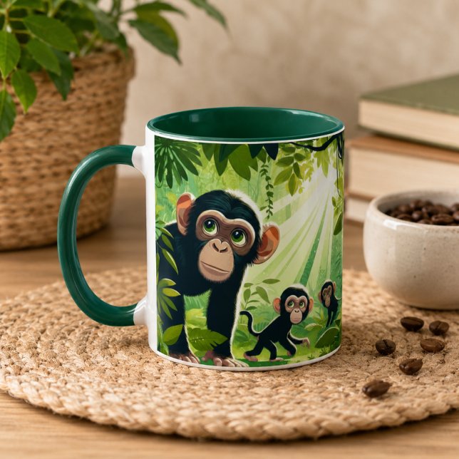 Taza de café de chimpancé (Chimpanzee Coffee Mug)
