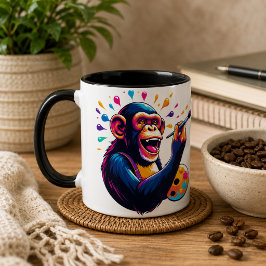 Taza de café de chimpancé