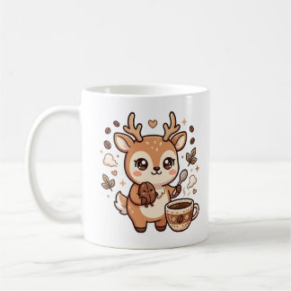 Taza de café de ciervo lindo