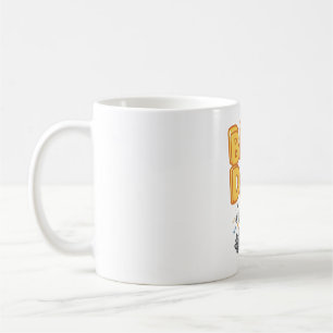 Taza de café de cockatiel lindo papá pájaro