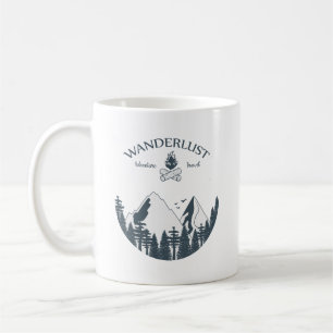 Taza de café de color verde salvia vintage con pai