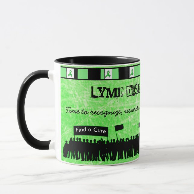 Taza de café de conciencia sobre la enfermedad de  (Izquierda)