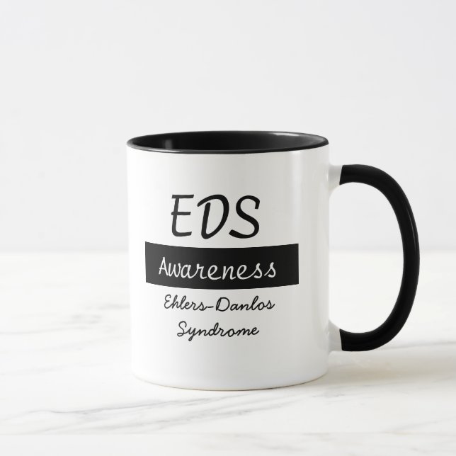Taza de café de concienciación sobre el síndrome d (Derecha)