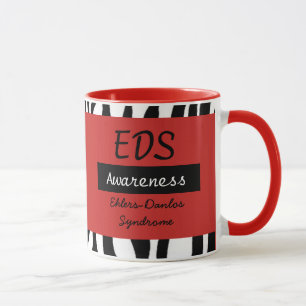 Taza de café de concienciación sobre el síndrome d