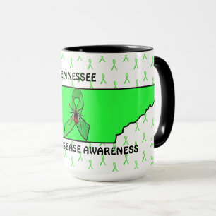 Taza de café de concienciación sobre la enfermedad