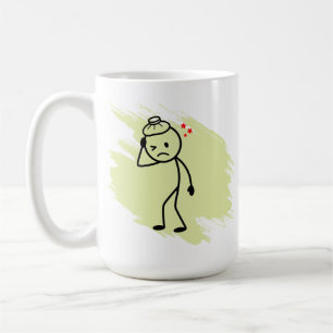 Taza de café de condición personalizada divertida