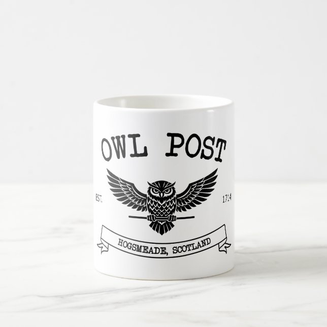Taza de café de correo de lechuza (Centro)
