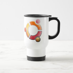Taza de café de cristal de Ubuntu