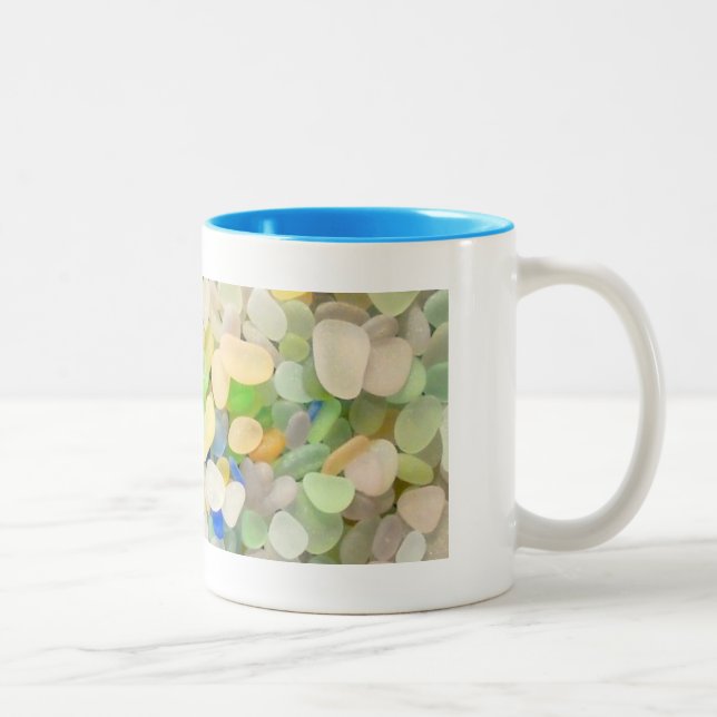 Taza de café de cristal del mar (Derecha)