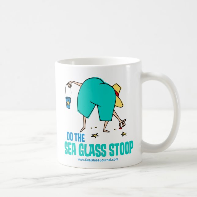 Taza de café de cristal del Stoop del mar (Derecha)