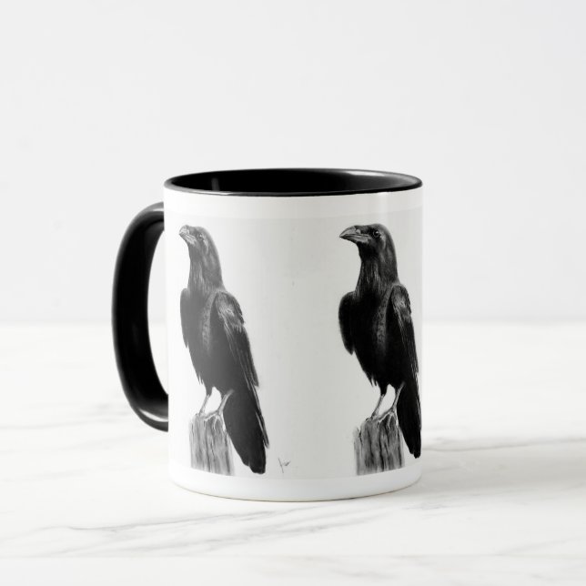 Taza de café de cuervo (Anverso izquierdo)