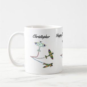 Taza de café de cumpleaños de Spitfire